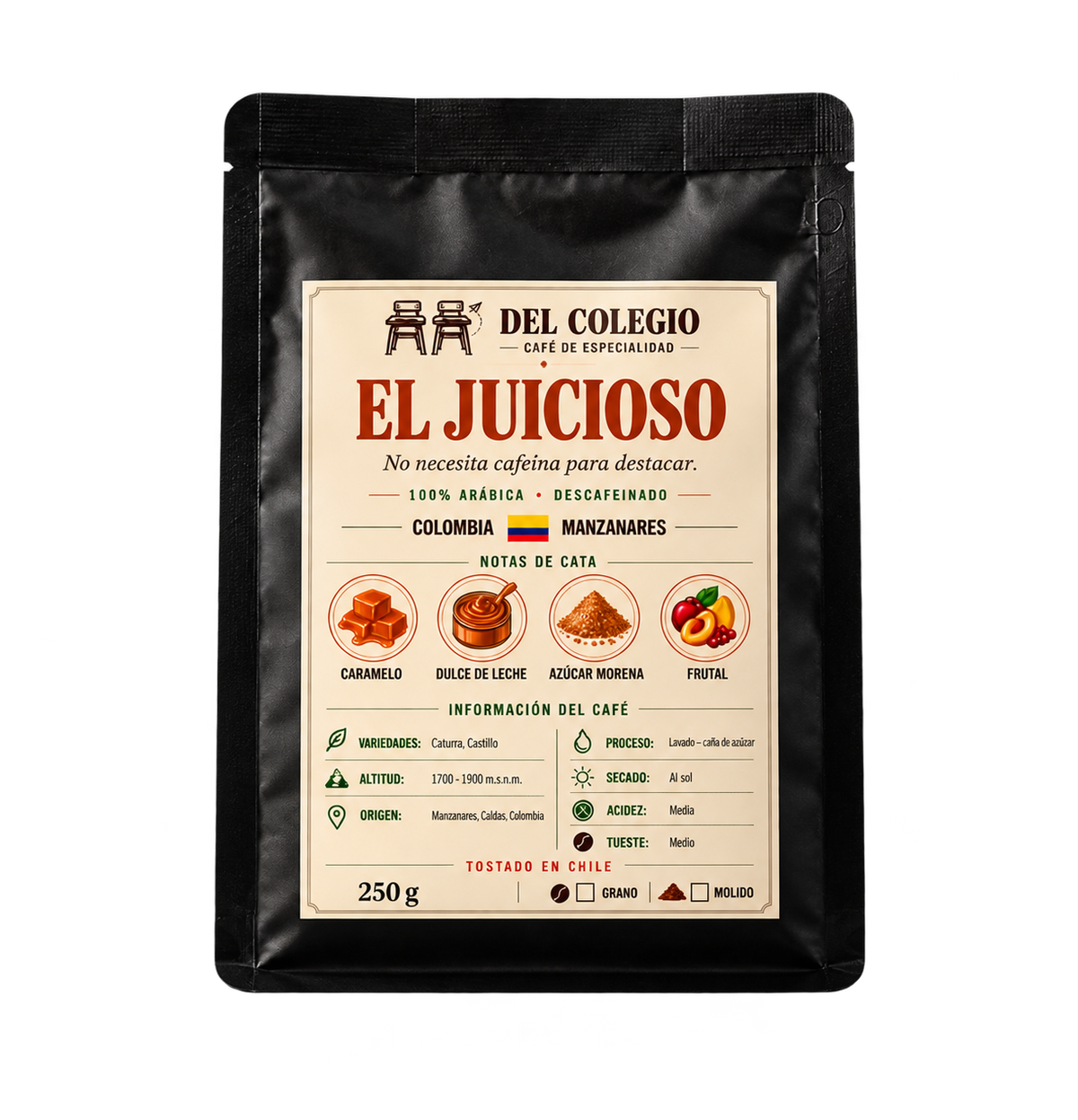 Juicioso — Café descafeinado Colombia 250 g