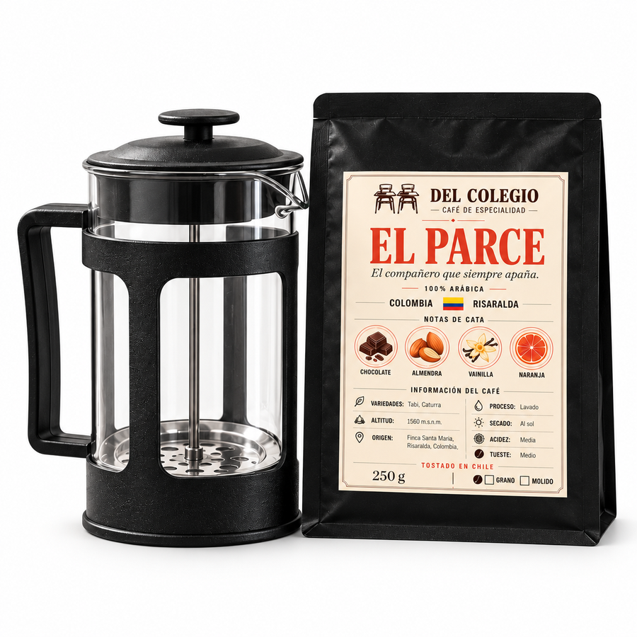 Parce — Café de especialidad 250 g + Prensa Francesa 600 ml